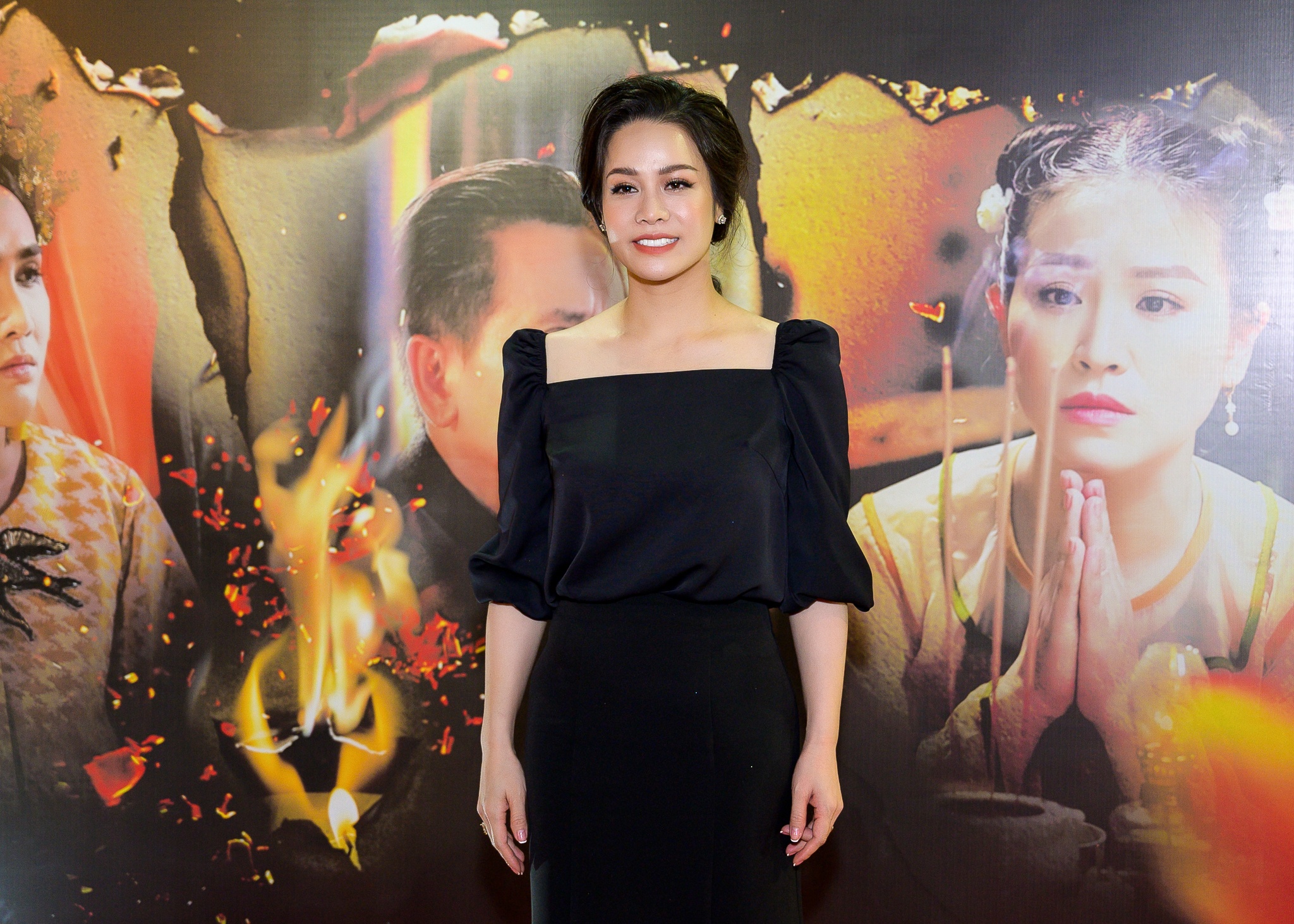 Nhat Kim Anh on ao voi chong cu anh 1