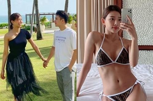 Phan Manh Quynh va ban gai du lich mung 4 nam yeu hinh anh