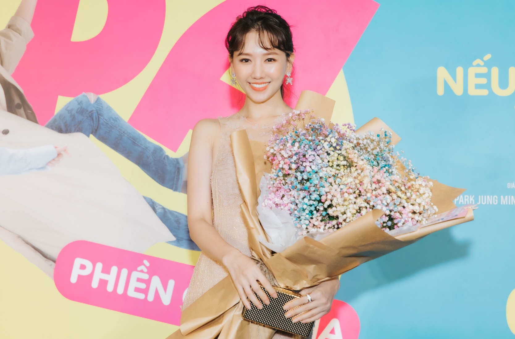 Em gai Tran Thanh dong phim cung Hari Won anh 3