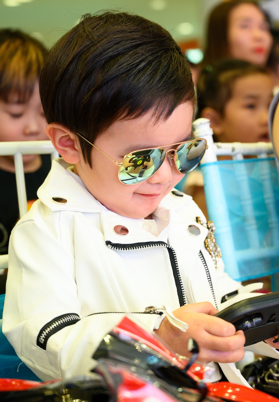 Dan Truong va con trai catwalk anh 4