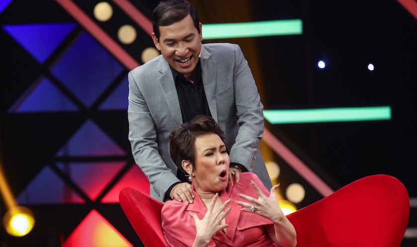 Dien vien hai Quang Thang ke bi Viet Huong tan tinh hinh anh