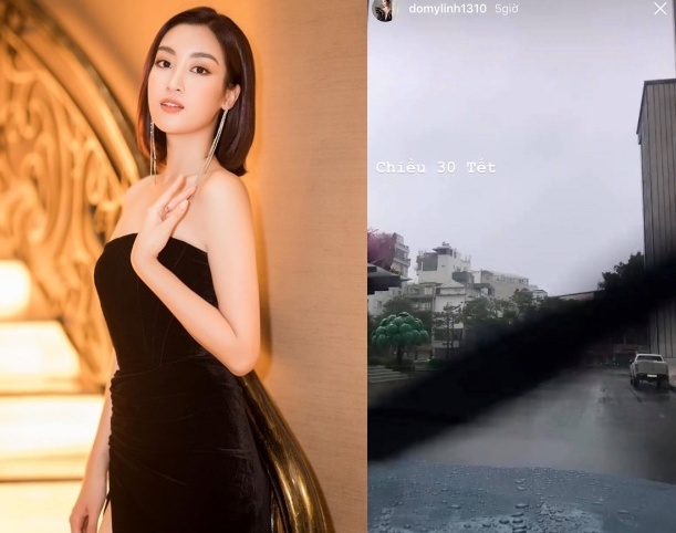 Dieu Nhi, cau thu Quang Hai bat ngo khi gap mua lon ngay 30 Tet hinh anh