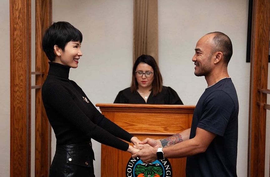 Xuan Lan lam dang ky ket hon o My hinh anh