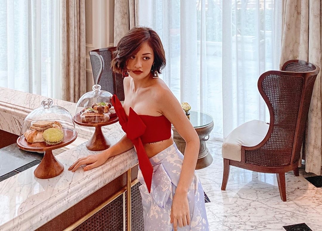 Thuy Anh tuoi 25 - da co ban trai va chuong khoe voc dang sexy hinh anh