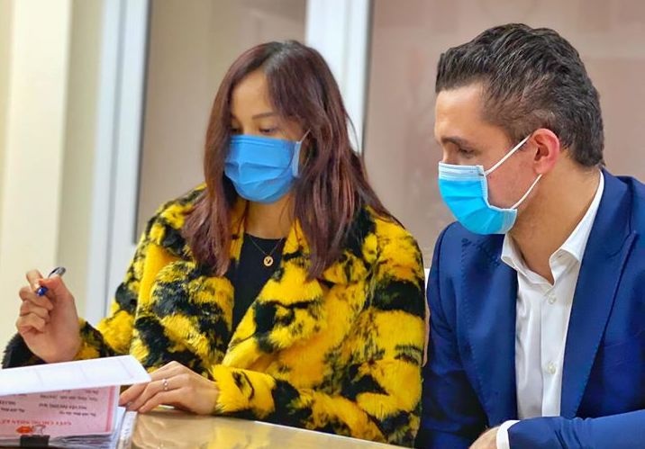 Phuong Mai dang ky ket hon voi ban trai Tay sau 3 thang sinh con hinh anh