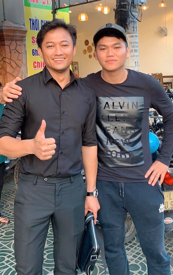 Quy Binh than thiet voi chong Le Phuong anh 1