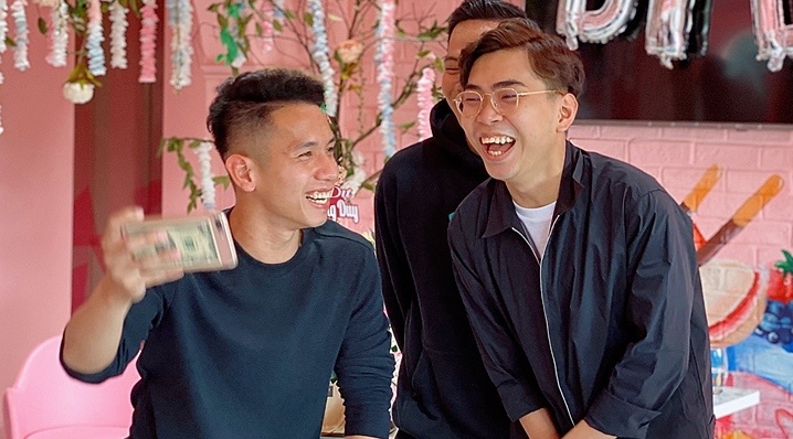 Minh Du hoi ngo cau thu Phan Van Duc, Hong Duy hinh anh