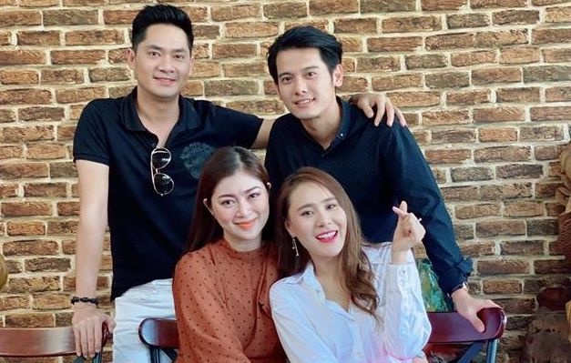 Minh Luan hen ho voi Ho Bich Tram va nhom ban hinh anh