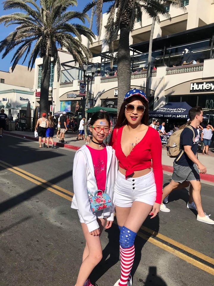 Cuoc song cua Minh Thu o My anh 12