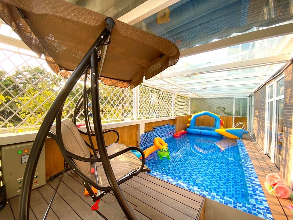 Vuon cay trong biet thu cua Trinh KIm Chi anh 10