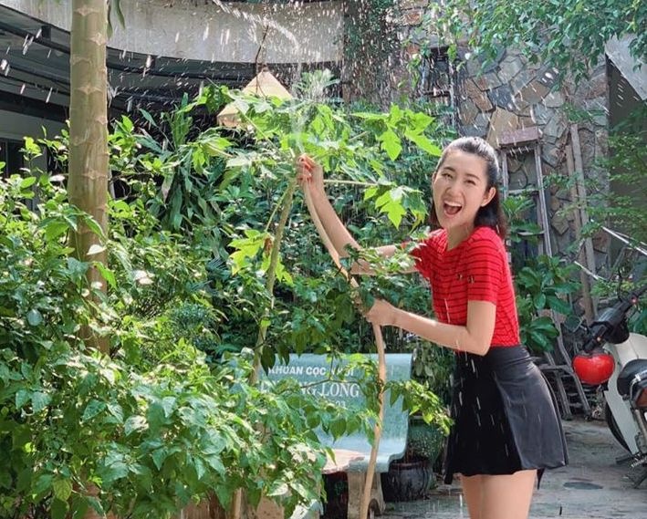 Thuy Ngan ve que tranh dich anh 1