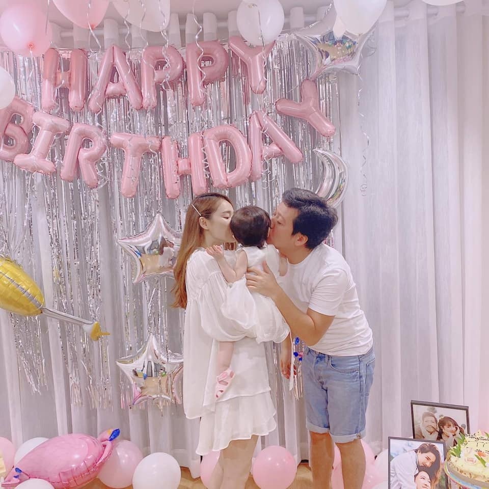 Truong Giang dang anh con gai anh 1