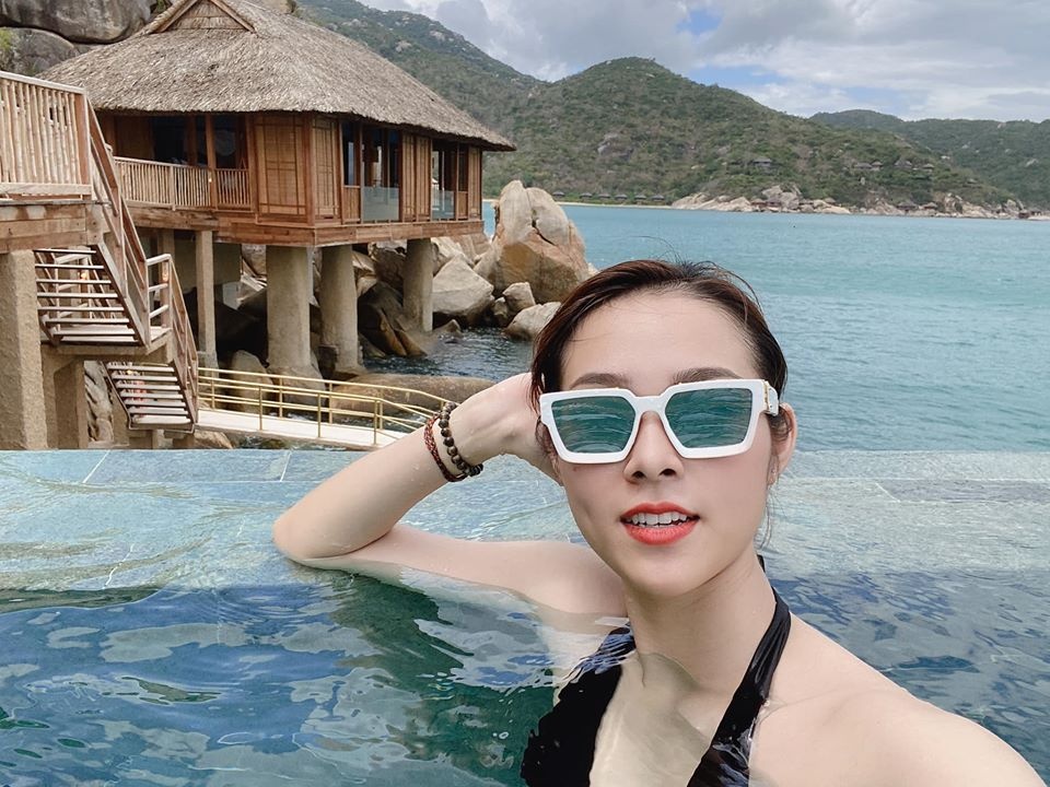 Diep Bao Ngoc co ban trai moi anh 3