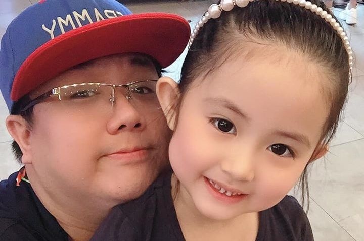 Gia Bao gap lai con gai sau hon 3 thang hinh anh