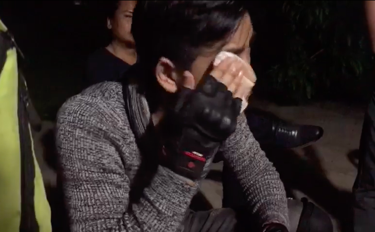 Thanh Binh bi chay mau mat anh 2