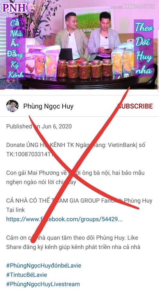 Phung Ngoc Huy buc xuc vi Lavie bi loi dung anh 1