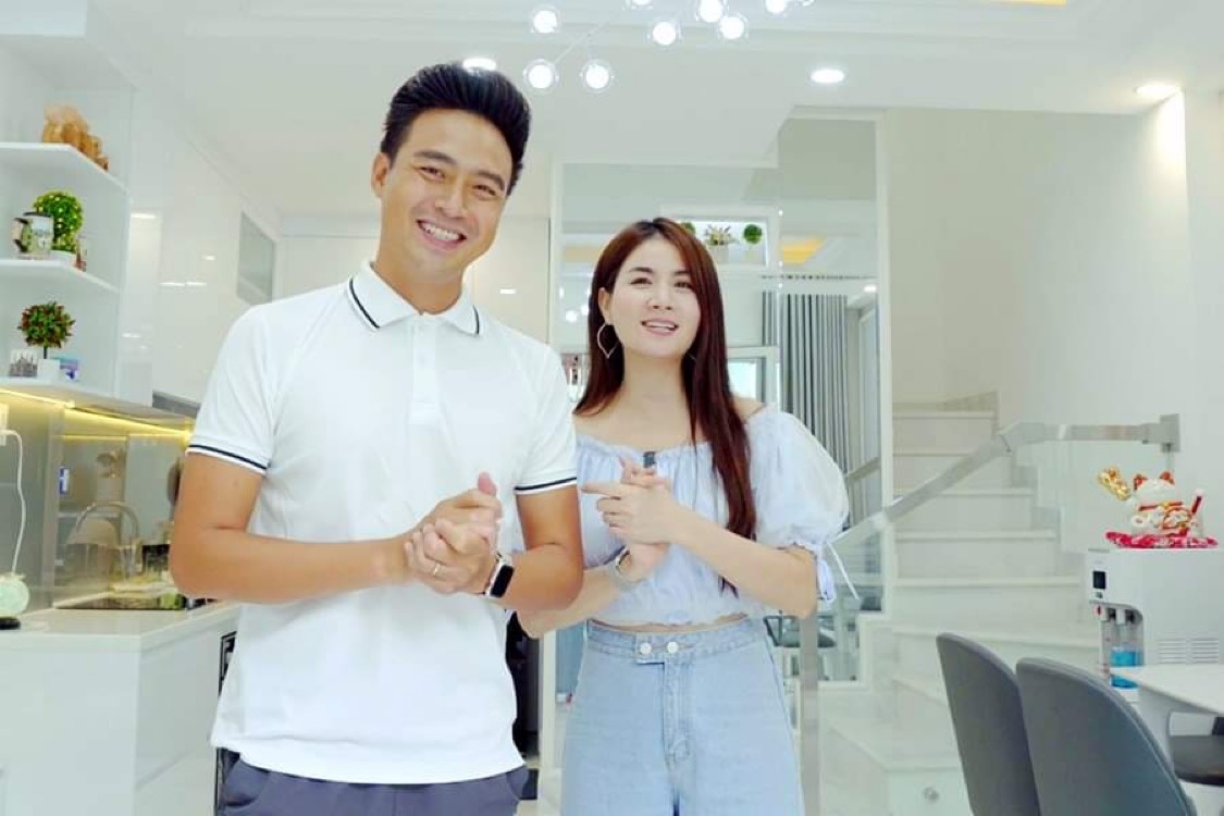 Nha 5 tang cua Kha Ly va Thanh Duy hinh anh