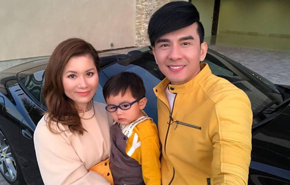 Dan Truong sang My gap vo con sau 8 thang hinh anh