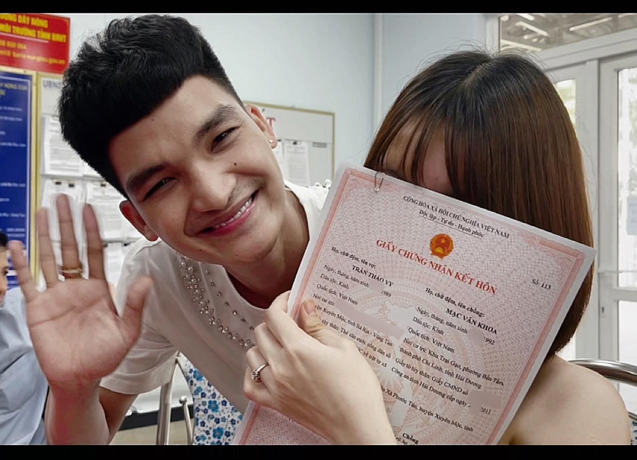 Mac Van Khoa dang ky ket hon anh 1