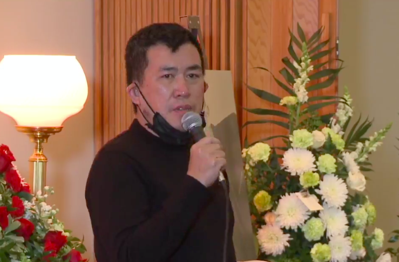 Nhat Cuong hat 'Phan to tam' tien biet Van Quang Long hinh anh