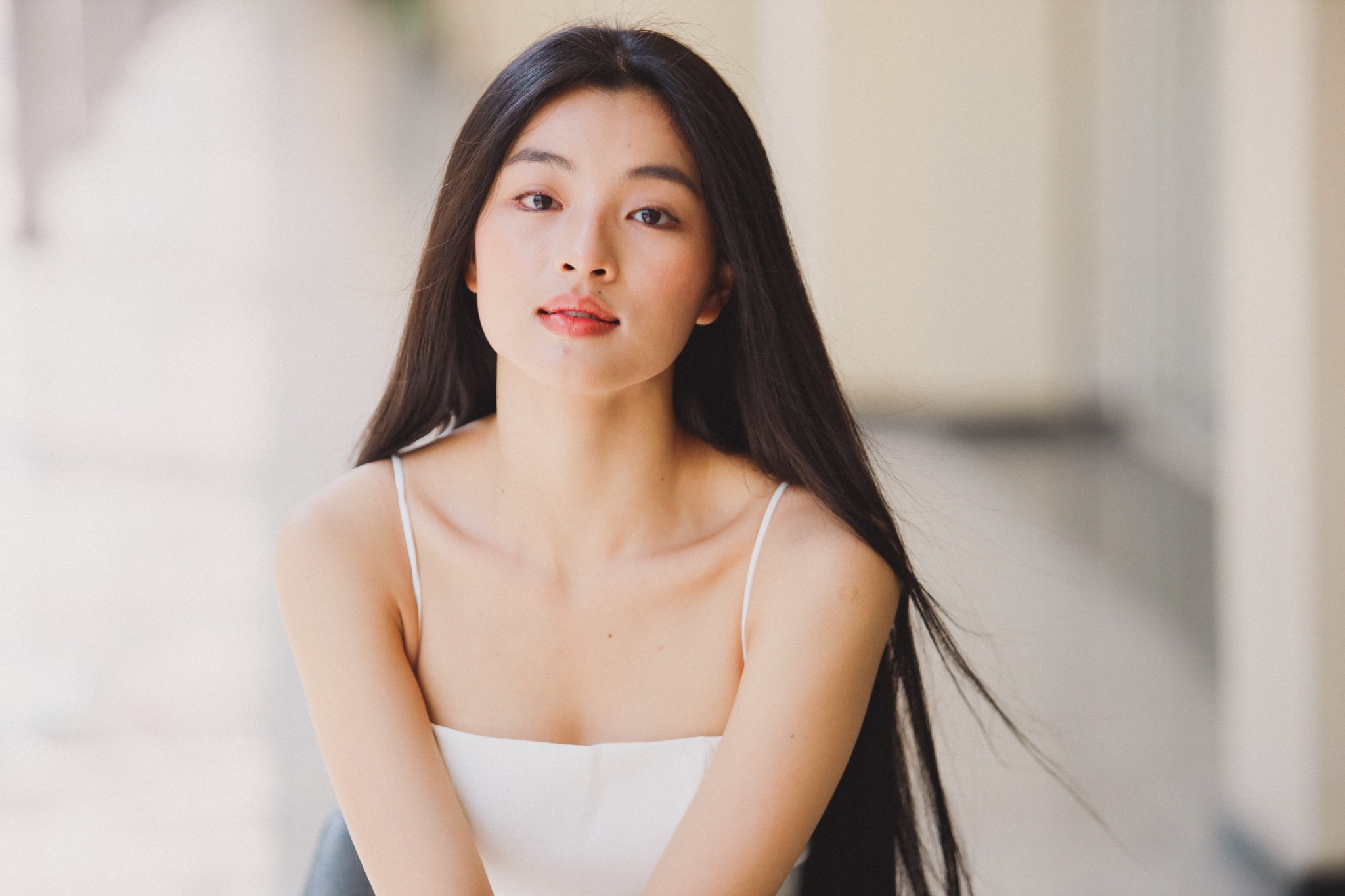 Nhan sac ngoai doi cua co gai dong vai nguoi tinh Trinh Cong Son hinh anh