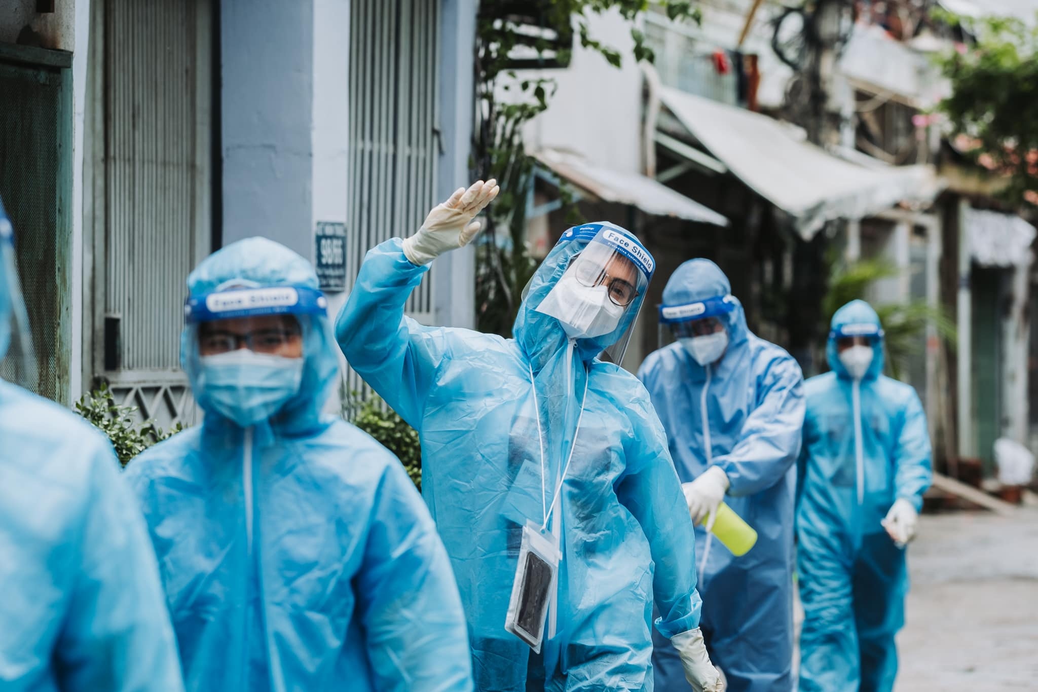 Hoang My lam tinh nguyen vien o TP.HCM anh 4