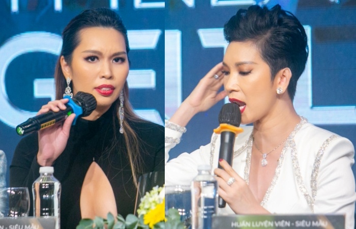 Xuan Lan va Ha Anh tranh cai o hop bao hinh anh