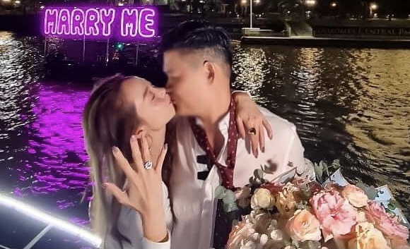 Minh Hang dinh hon hinh anh