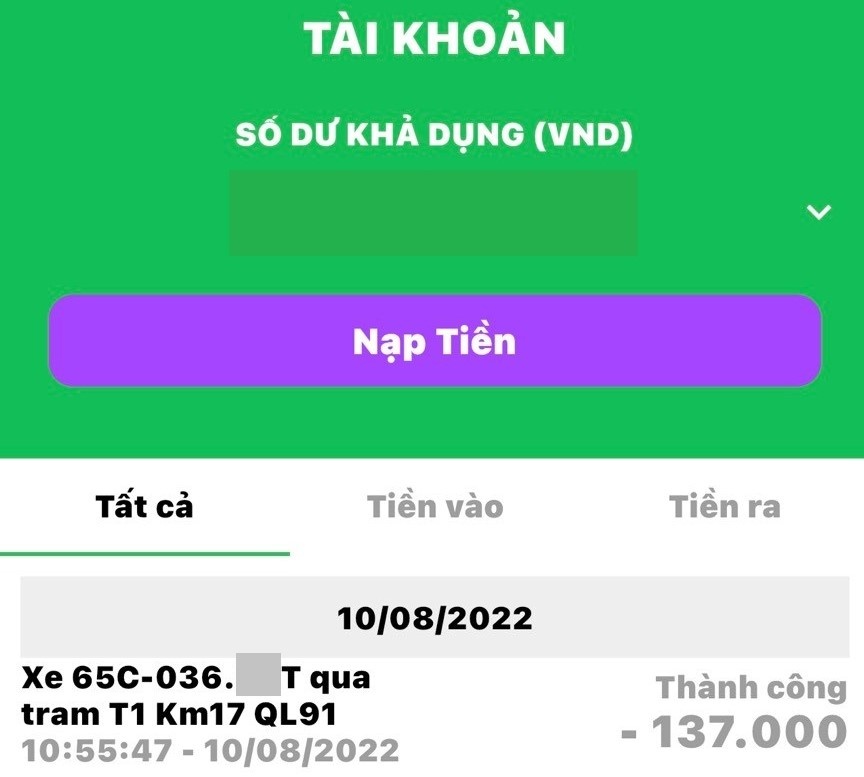 Xe dán ePass nhưng lại bị VETC trừ tiền ảnh 2 Xe dan ePass nhung lai bi VETC tru tien anh 2