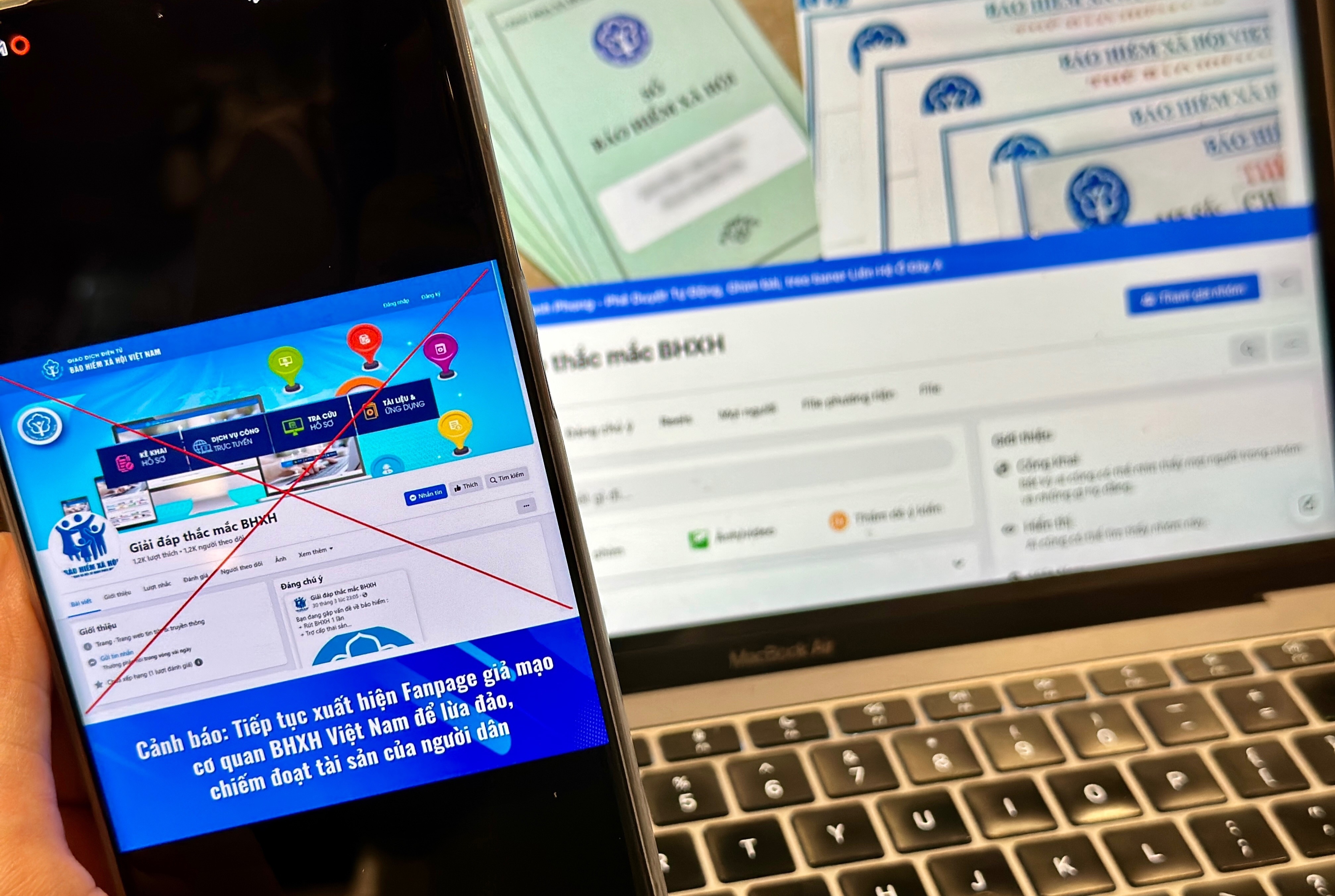 Mat 100 trieu dong khi nhan tin voi fanpage gia BHXH Viet Nam hinh anh