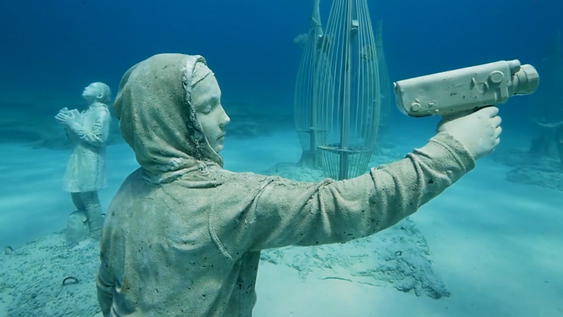 Bao tang duoi nuoc o dao Sip voi 93 tac pham dieu khac hinh anh