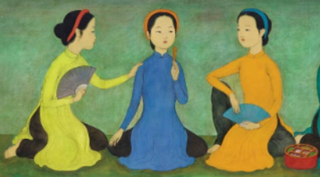 Tranh Viet xuat hien o at tai dau gia Sotheby’s hinh anh