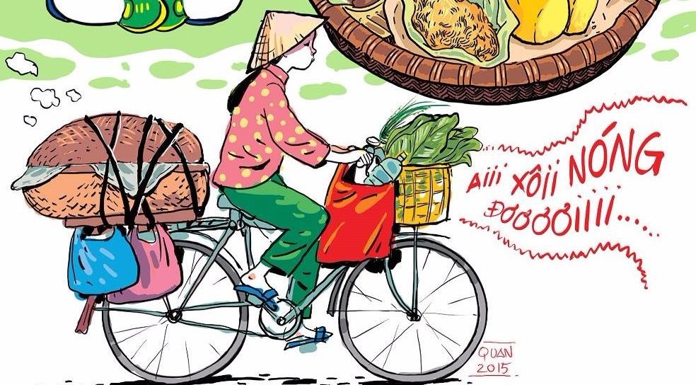 Qua vat lam nen khong gian nhan dien xa hoi Viet hinh anh