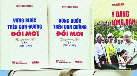 Ra mat bo sach cua Tong Bi thu Nguyen Phu Trong hinh anh