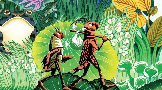 Dung ca the gioi De Men phieu luu trong trung tam nghe thuat hinh anh