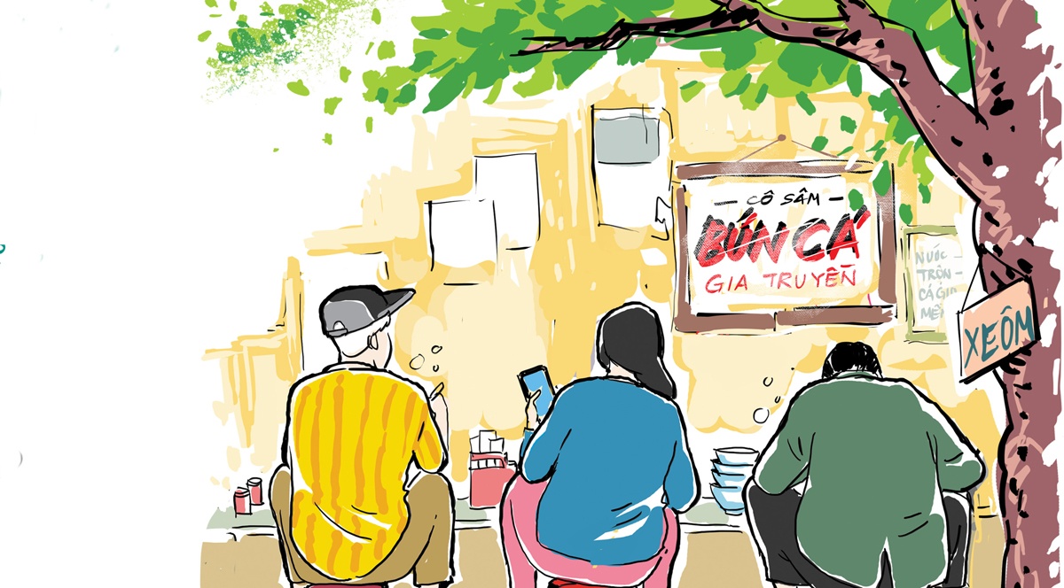 Thanh nhe bun ca hinh anh