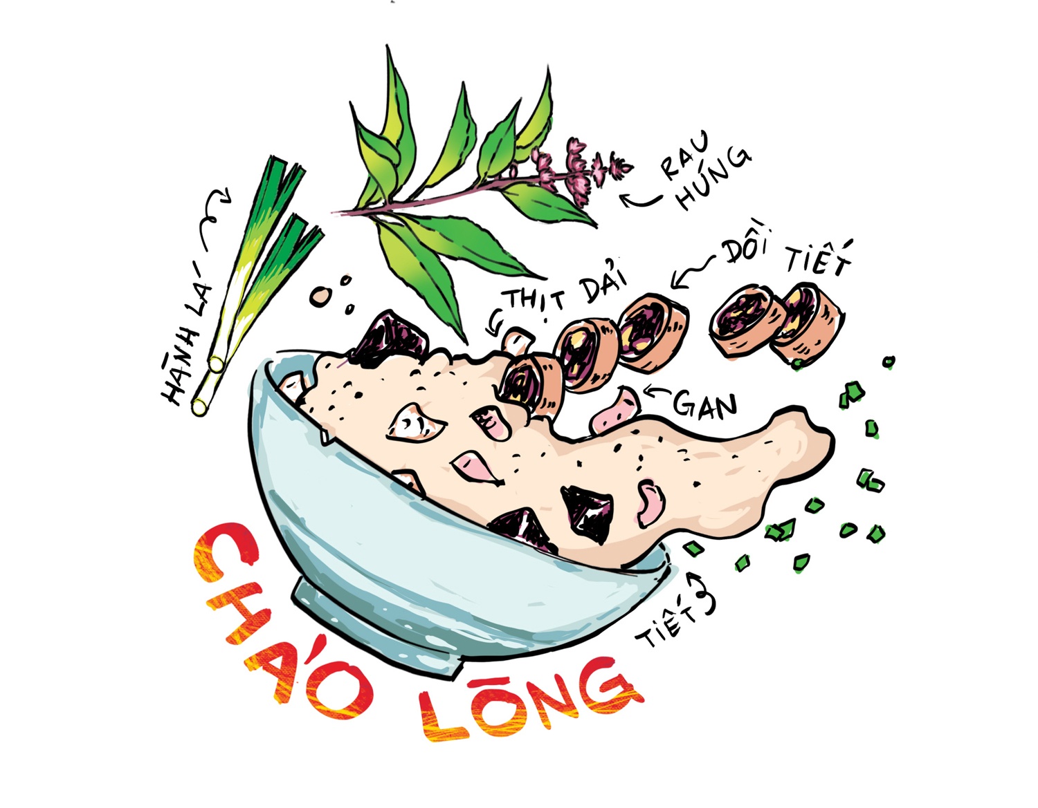 Am thuc,  Long lon,  Chao long anh 2