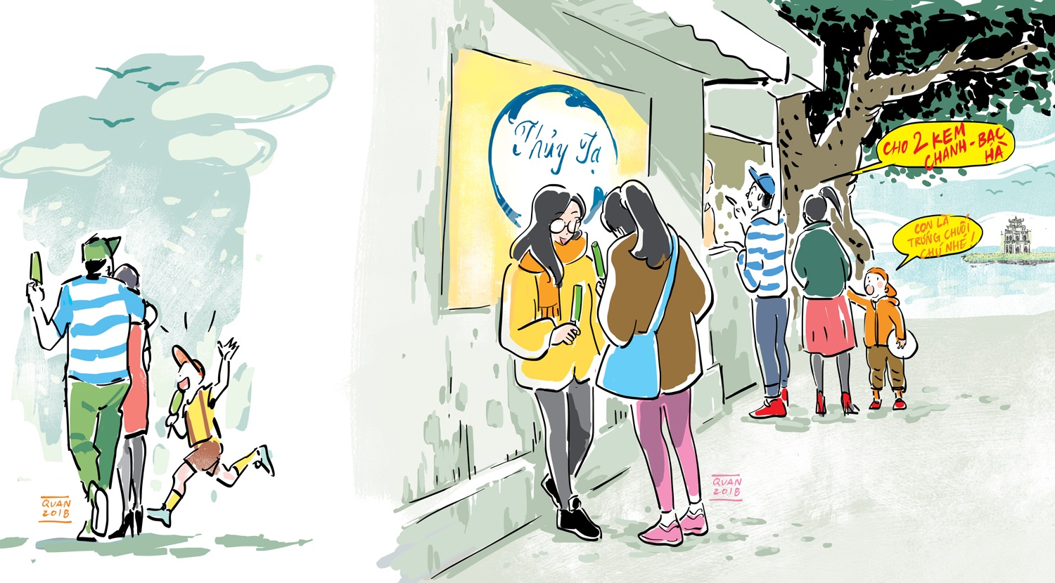 Kem Trang Tien,  Kem Thuy Ta,  Kem Ho Tay anh 1