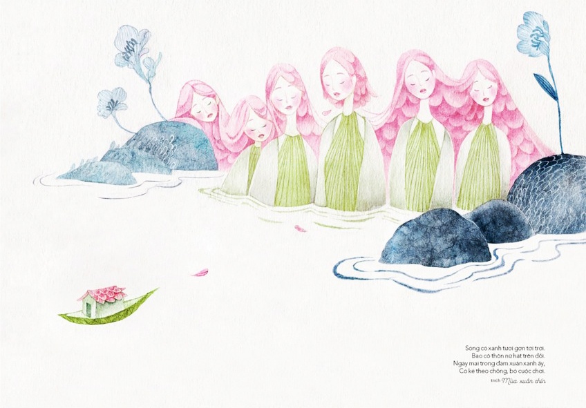 Nhung buc tho - hoa ve mua xuan anh 11