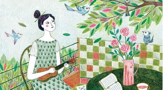 Nhung buc tho - hoa hay ve mua xuan hinh anh