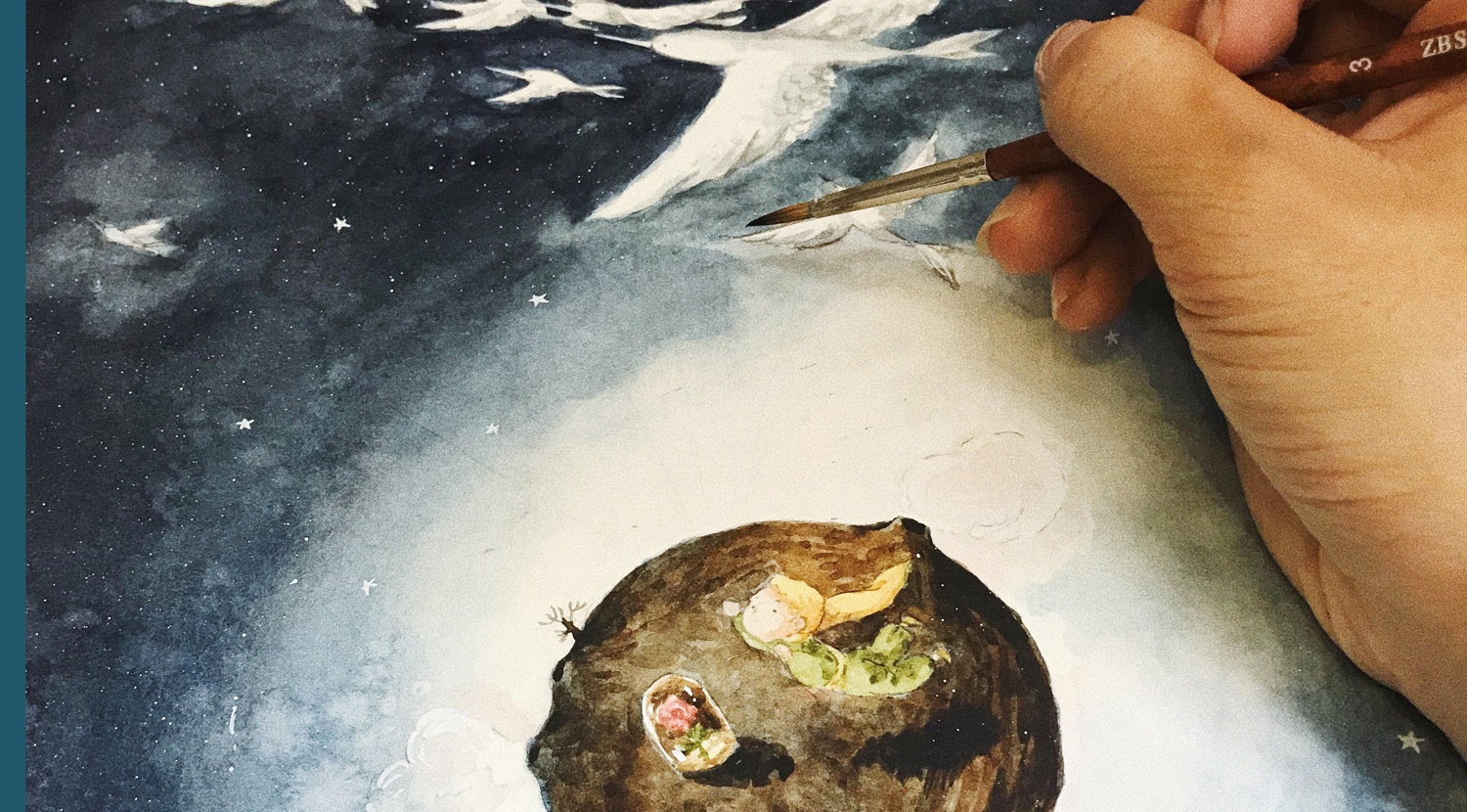 Nhung hinh anh dep trong sach tranh Hoang tu be hinh anh