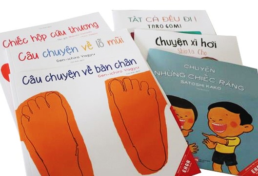 Ehon, picture books - qua tang cho ca tre em chua biet doc hinh anh