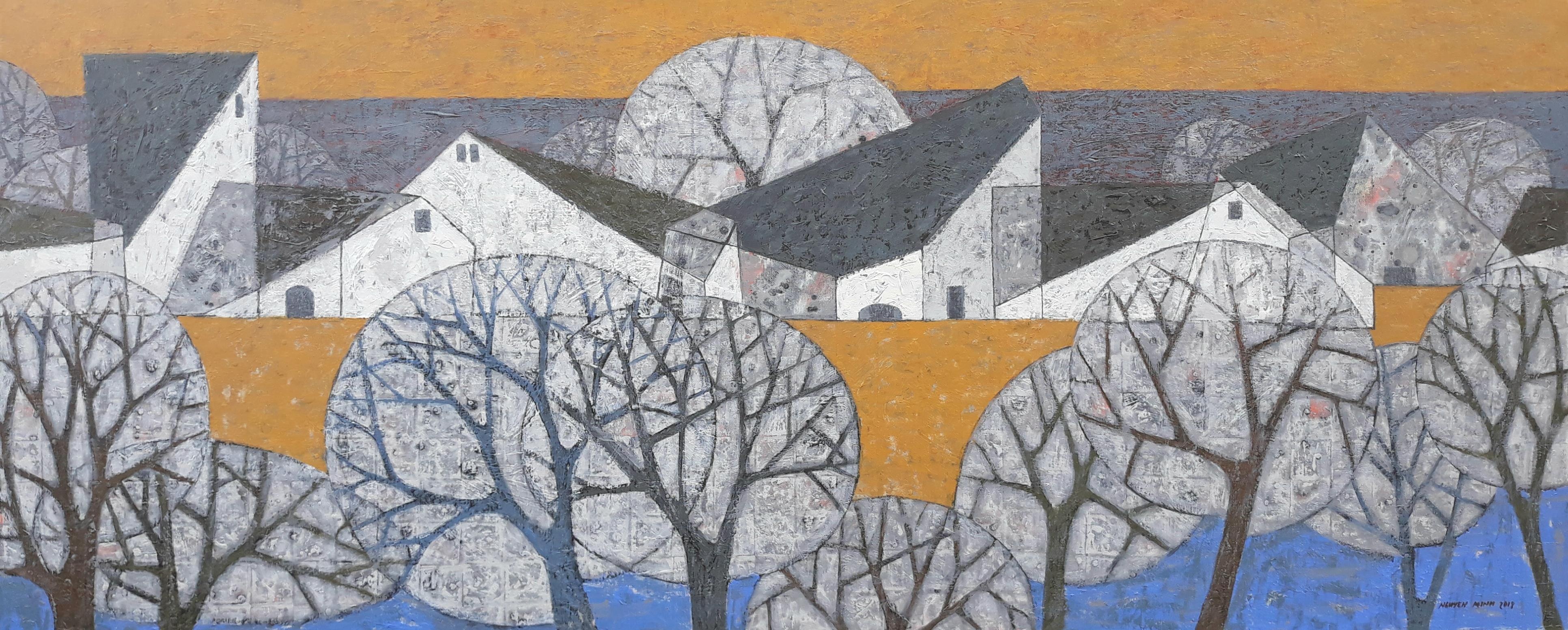 Ve dep cua pho trong tranh Nguyen Minh anh 5