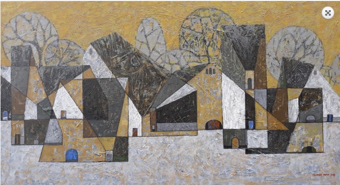 Ve dep cua pho trong tranh Nguyen Minh anh 9