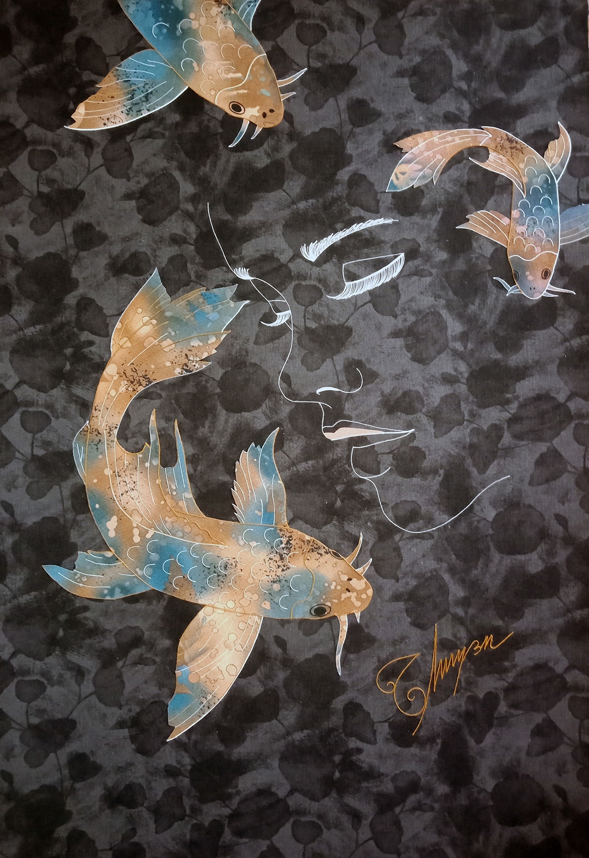 Tranh ghep vai cua Nguyen Thu Huyen anh 4