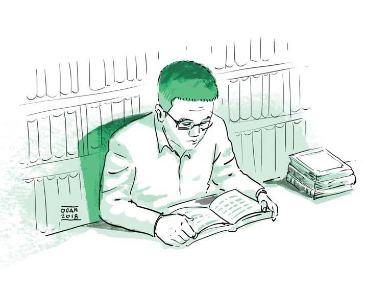 Giao su Ngo Bao Chau thuong nho hieu sach cu trong ‘Sach Tet' hinh anh