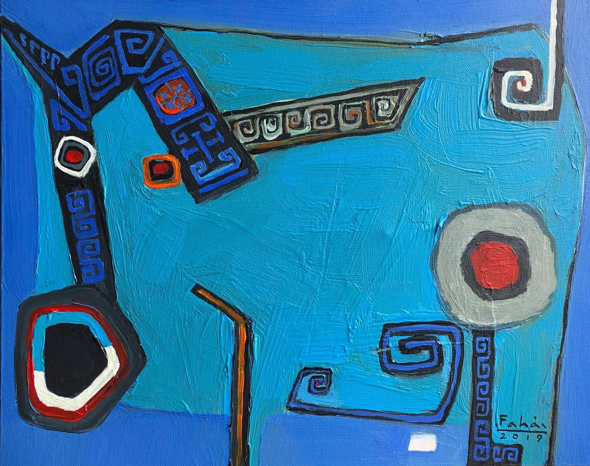 Trien lam tranh mung Tet Ky Hoi anh 1