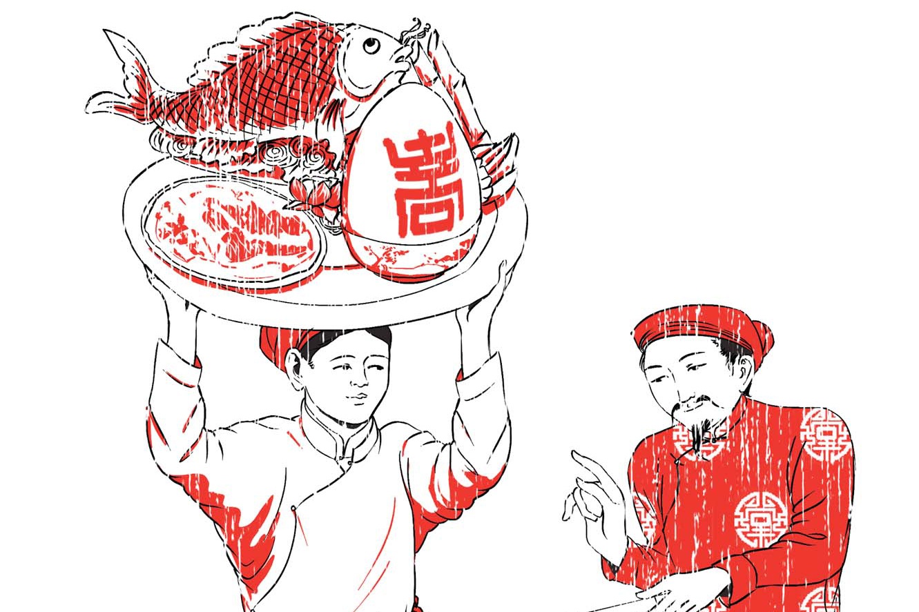 Ong cha lam mon ca chep hoa rong, trung voi ngay Tet nhu the nao? hinh anh