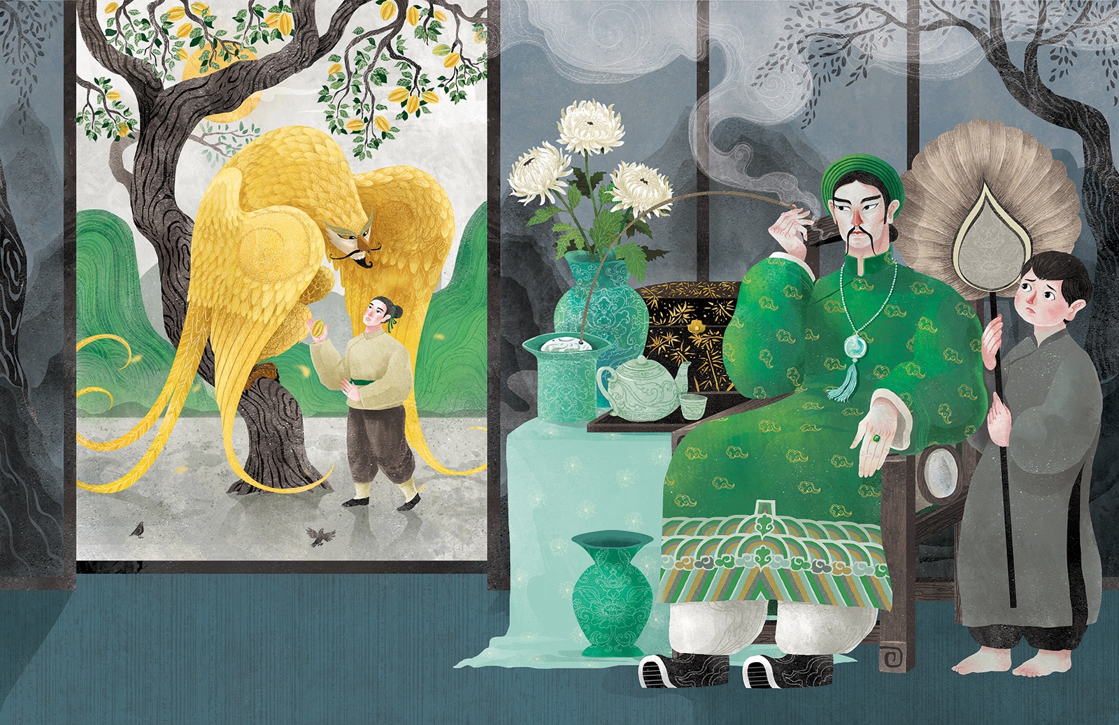 Tranh dep trong "Thien va Ac va Co tich" anh 5