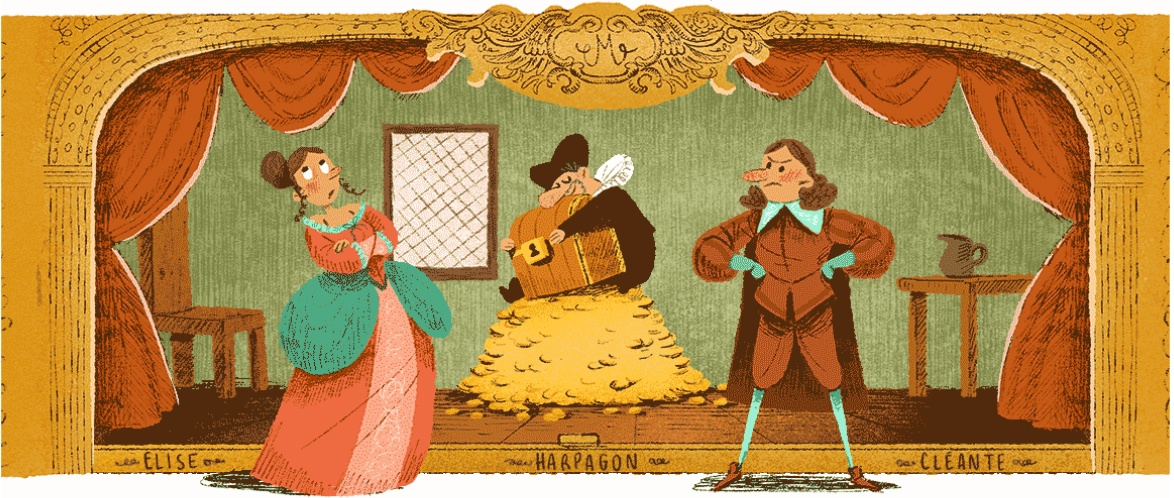 Google doodle vinh danh Moliere anh 4